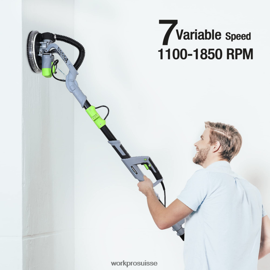 Ponceuse électrique pour cloisons sèches 720 W avec aspirateur Z2LXTF228 morden WORKPRO outil