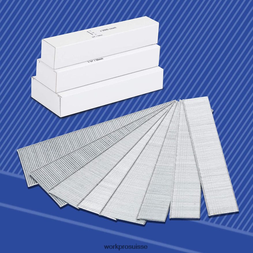 Clous universels de calibre 18, 6000 pièces, pour cloueuse électrique pneumatique Z2LXTF207 utile WORKPRO outil