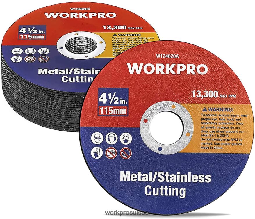 Disques de coupe en métal inoxydable, 20 pièces, disque de coupe en métal fin pour meuleuse d'angle Z2LXTF195 utile WORKPRO outil