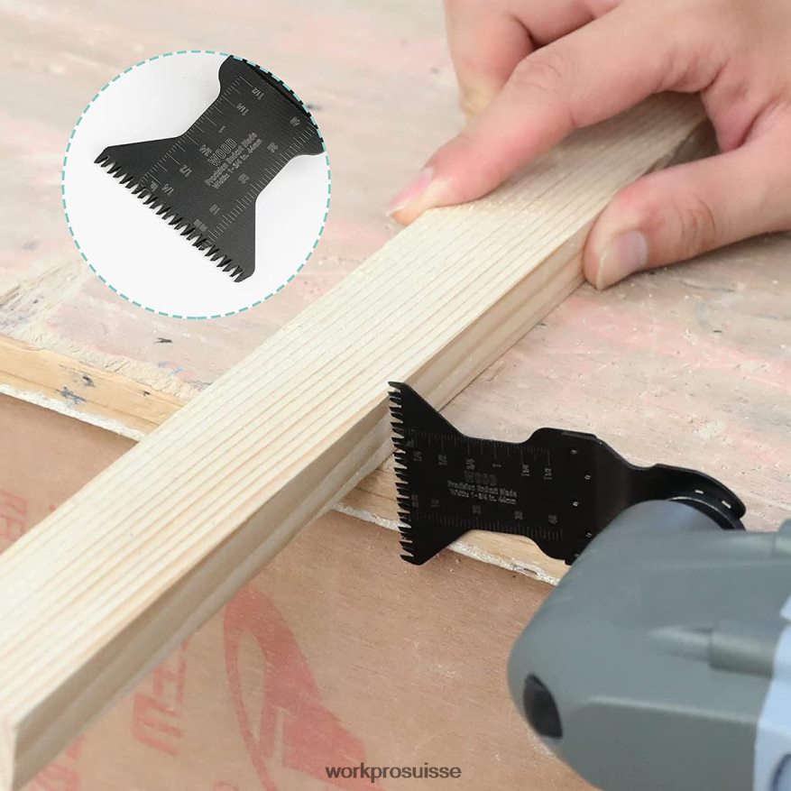 Ensemble de 23 lames de scie oscillantes métal/bois Z2LXTF194 utile WORKPRO outil