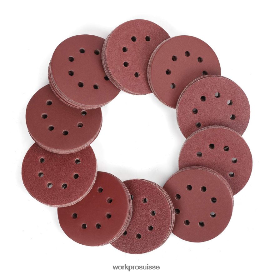 Jeu de 150 disques abrasifs pour ponceuse orbitale aléatoire Z2LXTF197 utile WORKPRO outil