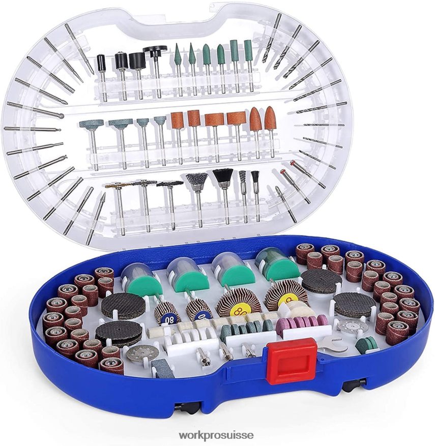 Kit d'accessoires pour outils rotatifs, 276 pièces, coupe, sculpture et polissage, montage universel Z2LXTF191 morden WORKPRO outil