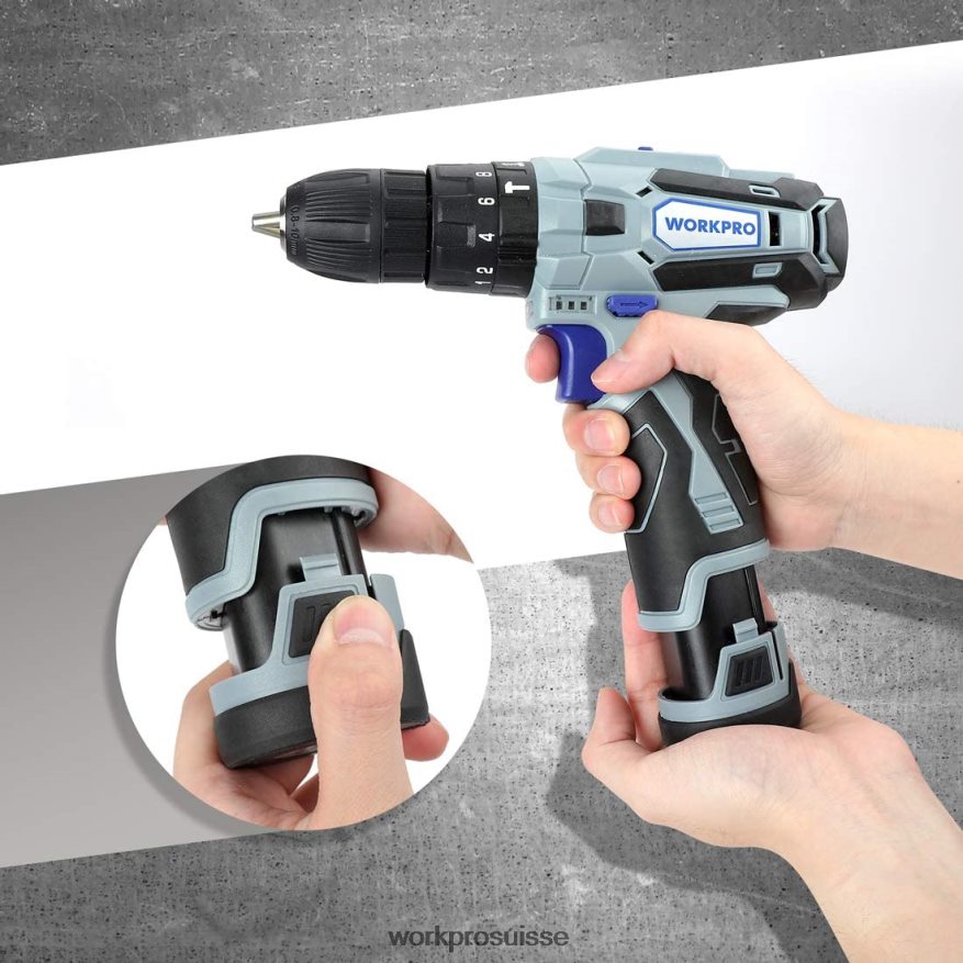 Batterie lithium-ion 12 V 2,0 Ah Z2LXTF224 utile WORKPRO outil