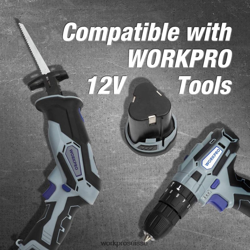 Batterie lithium-ion 12 V 2,0 Ah Z2LXTF224 utile WORKPRO outil
