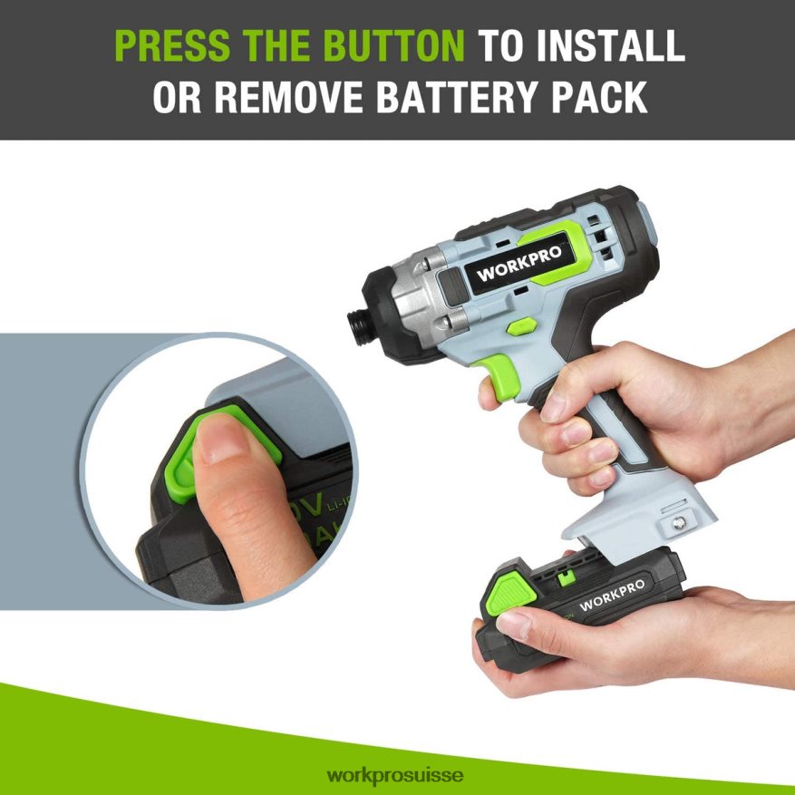 Batterie lithium-ion 20 V 2,0 Ah Z2LXTF218 morden WORKPRO outil