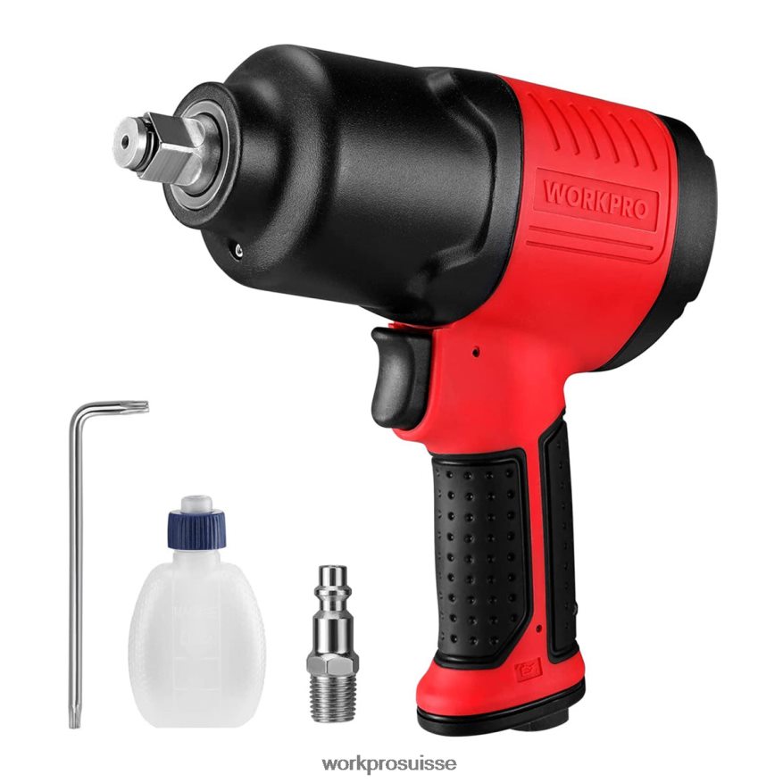 Clé à chocs pneumatique pour changement de pneus, réparation automobile Z2LXTF189 utile WORKPRO outil