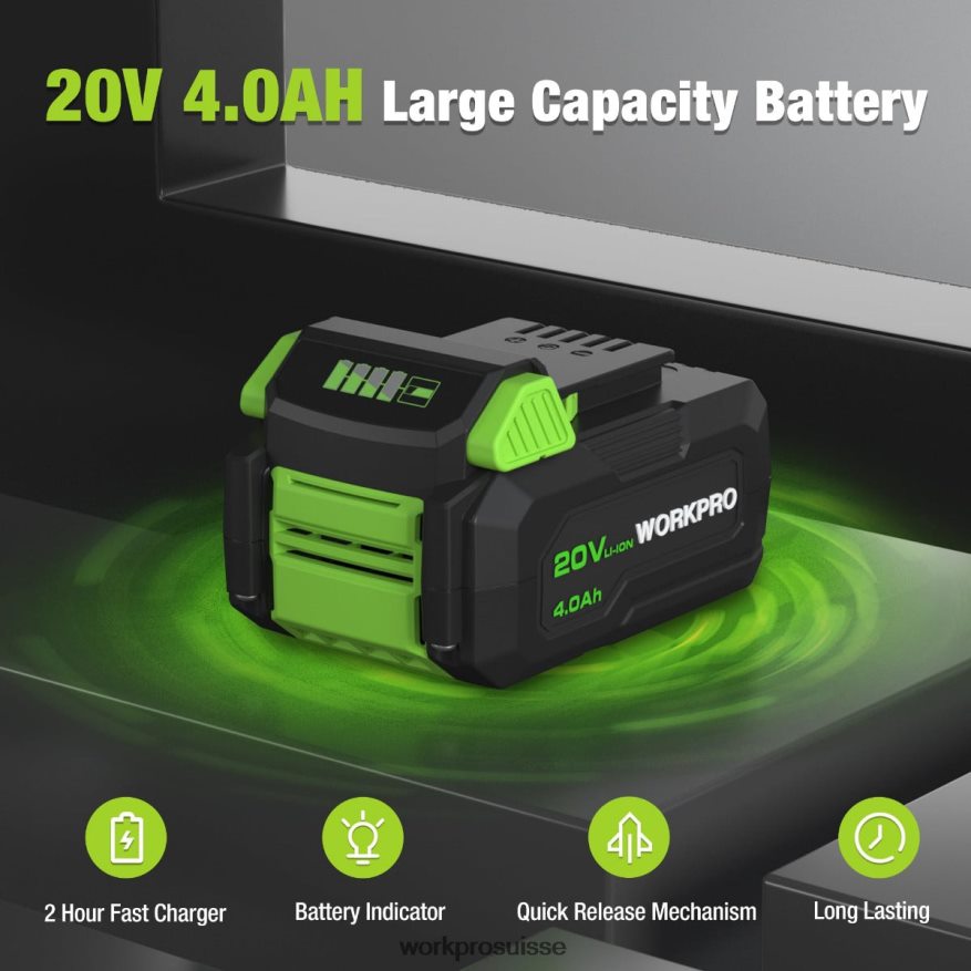 mini scie circulaire compacte sans fil, batterie 20v 4,0ah, chargeur rapide, 3 lames de scie, 4500 tr/min Z2LXTF186 utile WORKPRO outil