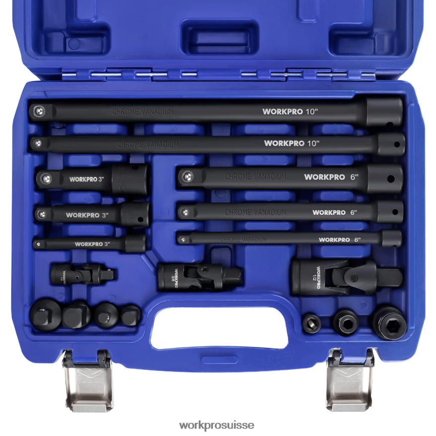 Ensemble d'accessoires pour outils d'entraînement 18 pièces Z2LXTF137 morden WORKPRO outil
