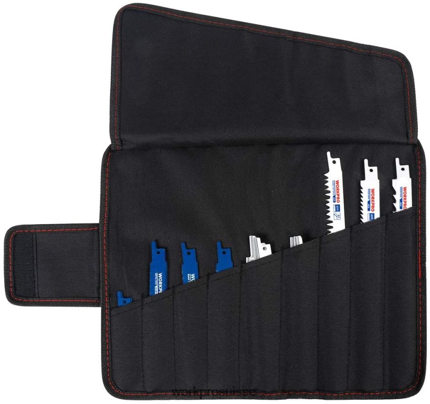 Ensemble de 32 lames de scie alternative avec pochette de rangement Z2LXTF138 utile WORKPRO outil