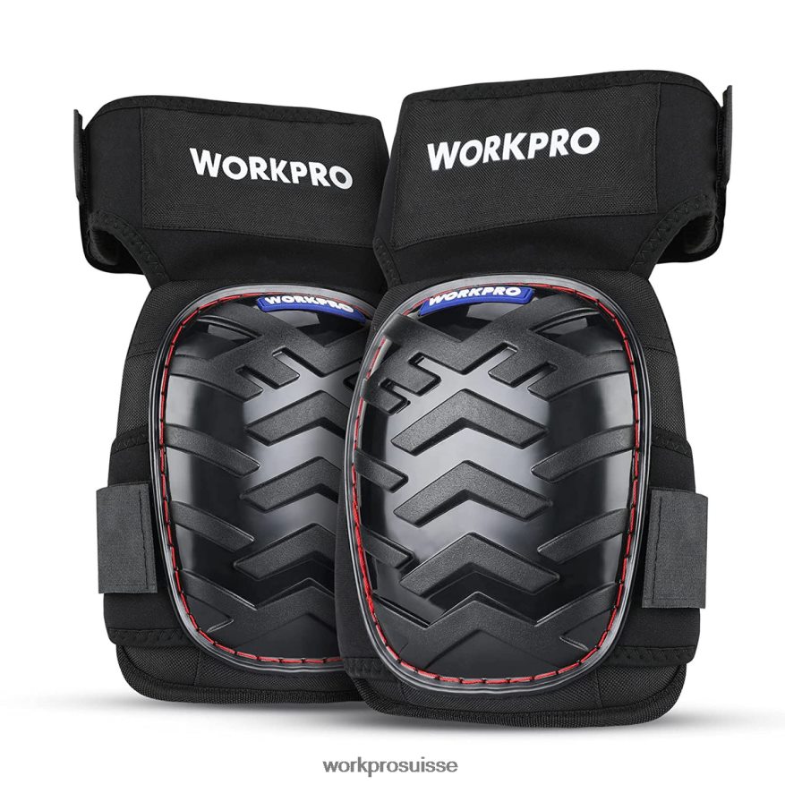 Genouillères en gel avec sangles antidérapantes, genouillères professionnelles pour le travail Z2LXTF129 morden WORKPRO outil