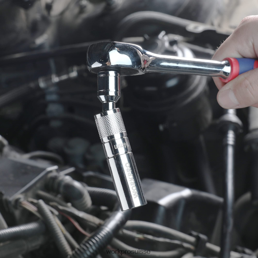 bougie d'allumage pivotante magnétique avec prise à paroi fine Z2LXTF145 utile WORKPRO outil