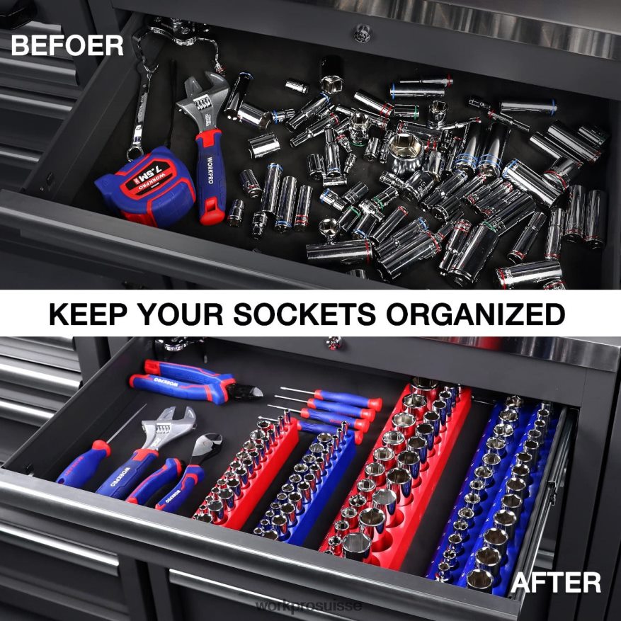 organisateur de récipient magnétique, lot de 4 Z2LXTF134 morden WORKPRO outil