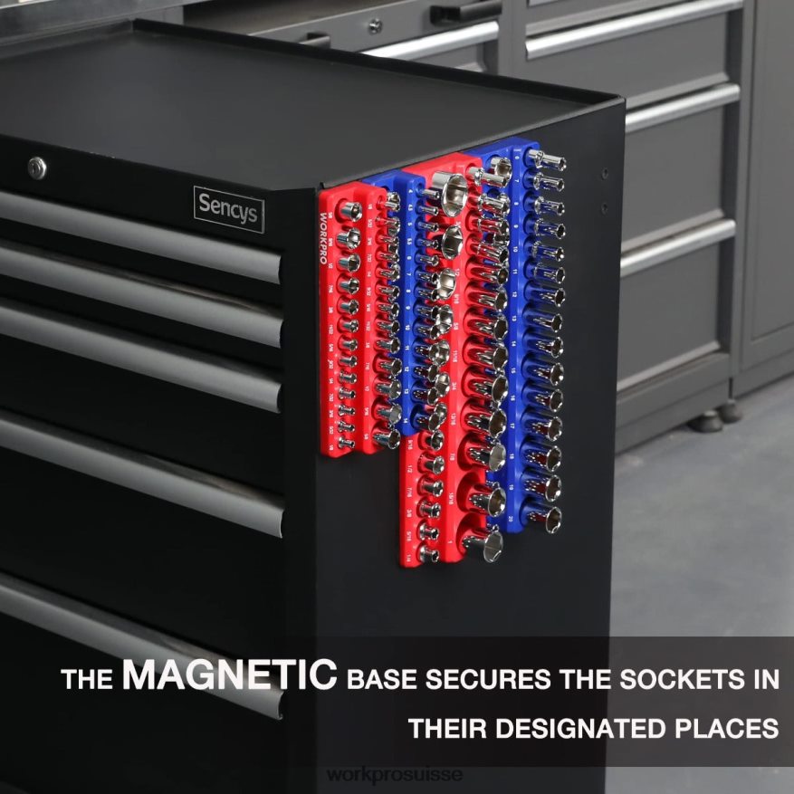 organisateur de récipient magnétique, lot de 4 Z2LXTF134 morden WORKPRO outil
