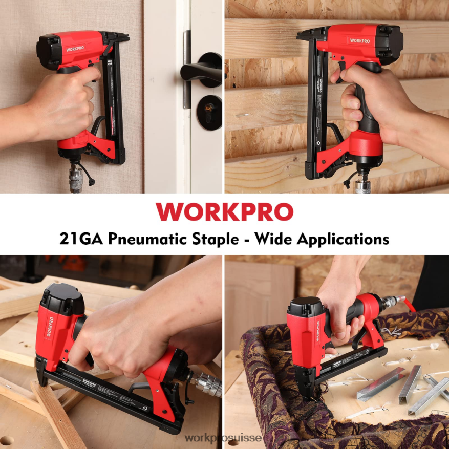 agrafeuse pneumatique, agrafeuse pour tissus d'ameublement 8016/7116 Z2LXTF182 morden WORKPRO outil