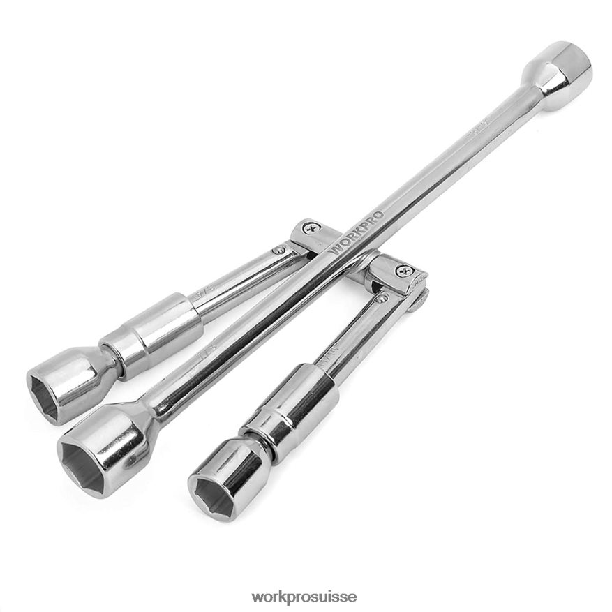 Clé cruciforme à 4 voies à ergot pliable universel de 14 pouces Z2LXTF90 utile WORKPRO outil