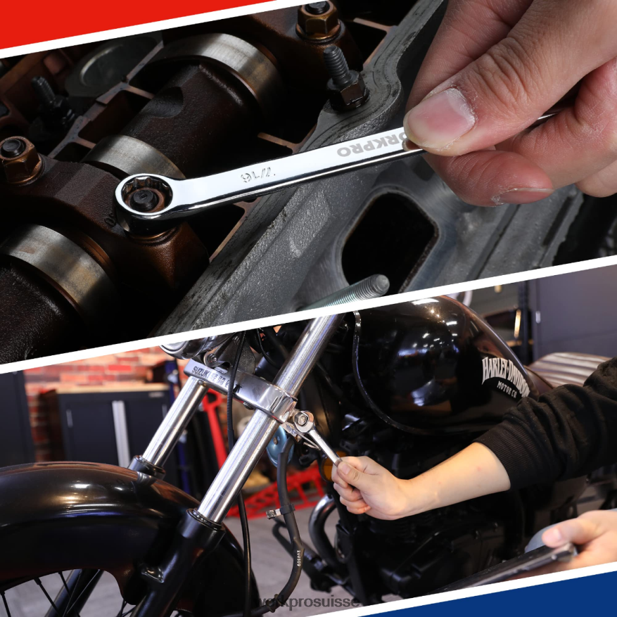 Jeu de 12 clés mixtes cr-v métriques de 8 à 19 mm de qualité supérieure Z2LXTF95 nouveau WORKPRO outil