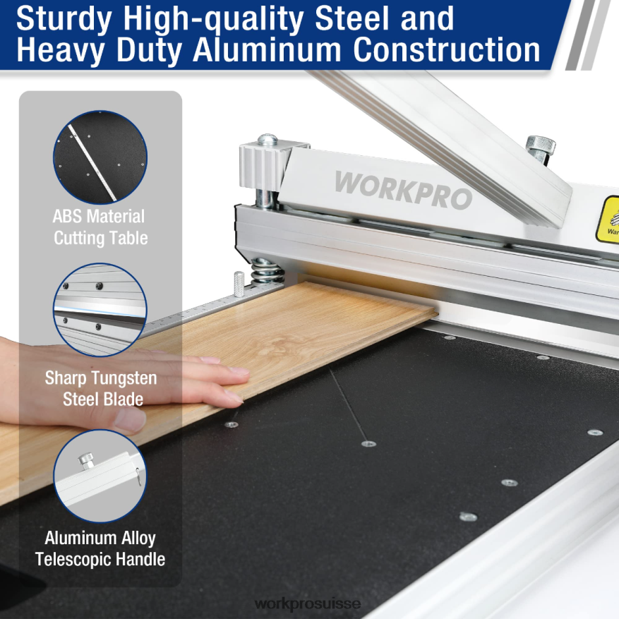 coupeur de sol en vinyle stratifié Z2LXTF159 utile WORKPRO outil