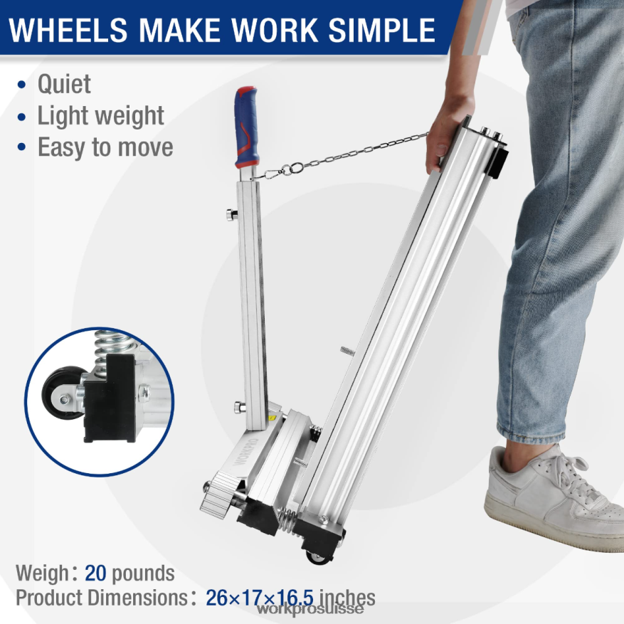 coupeur de sol en vinyle stratifié Z2LXTF159 utile WORKPRO outil
