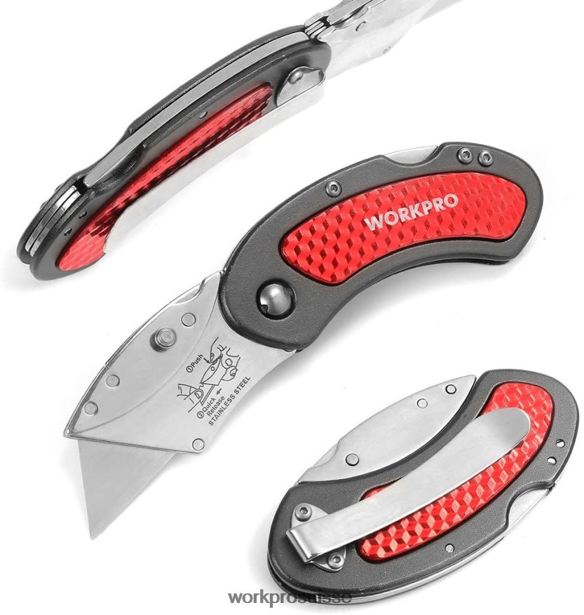 Ensemble de couteaux utilitaires pliants à lame à changement rapide Z2LXTF42 morden WORKPRO outil