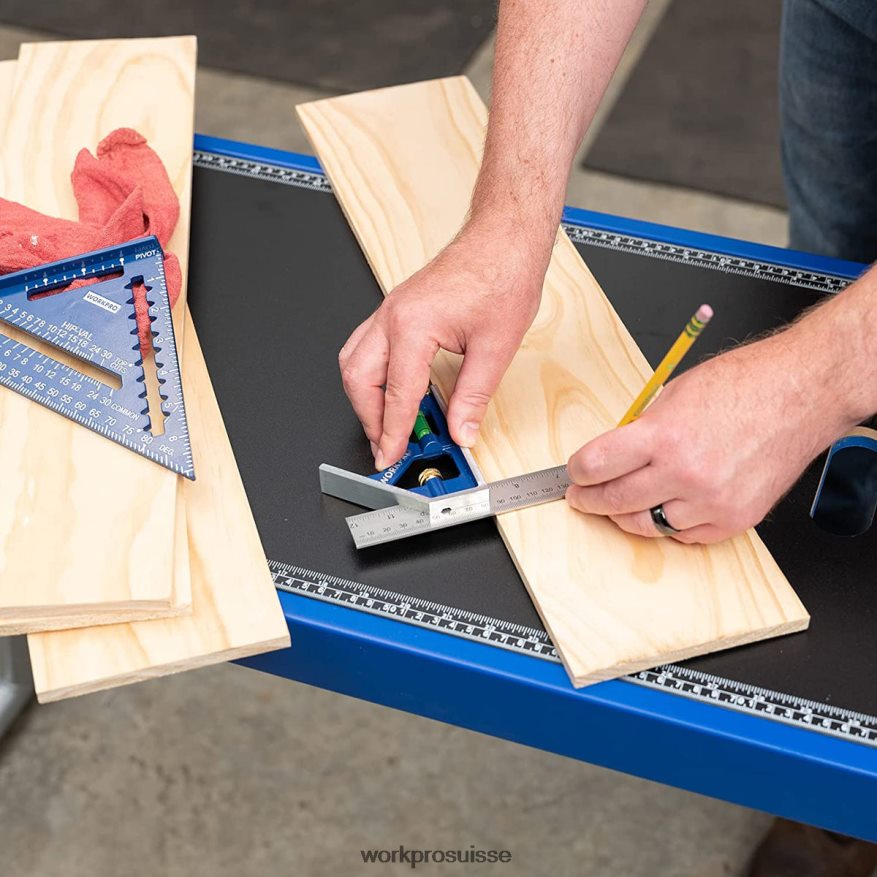 ensemble d'outils pour équerres de chevrons et équerres combinées Z2LXTF104 utile WORKPRO outil