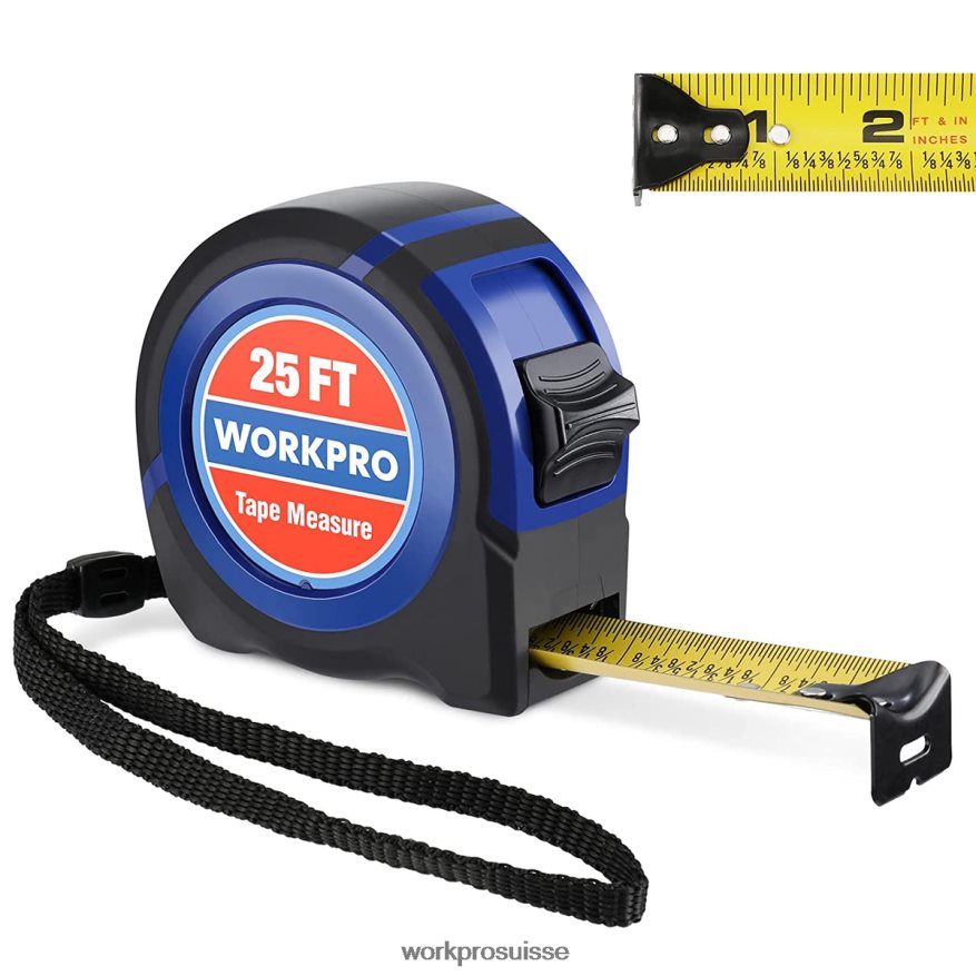 ruban à mesurer 25 pieds Z2LXTF112 utile WORKPRO outil