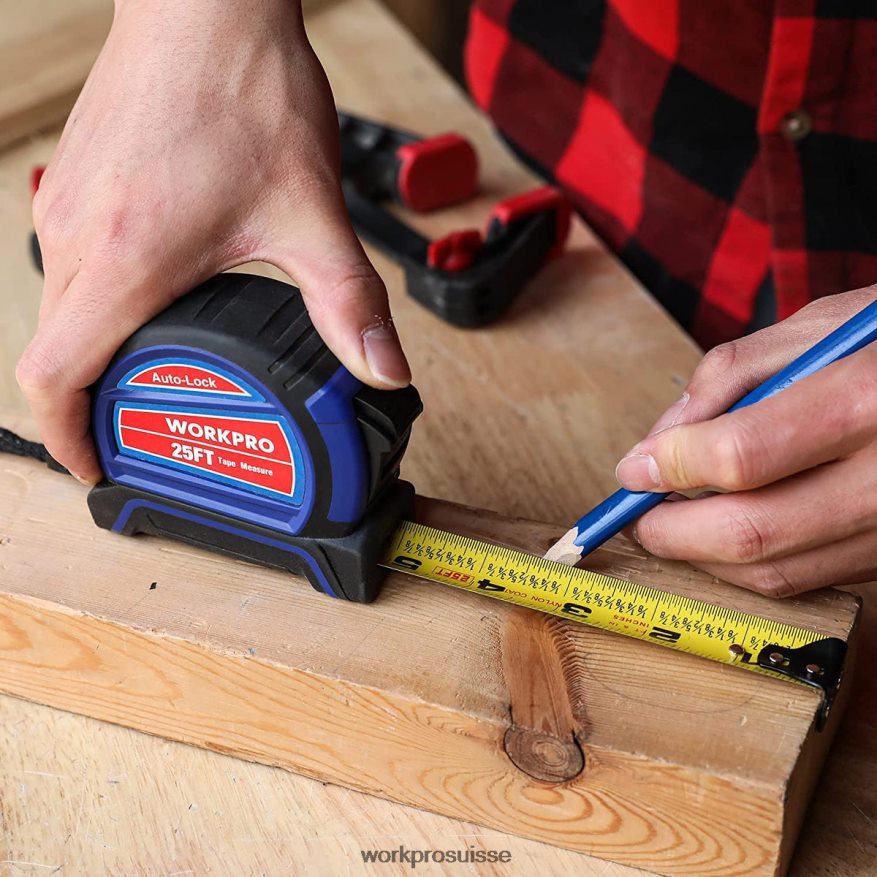 ruban à mesurer à verrouillage automatique 25 pieds Z2LXTF111 utile WORKPRO outil