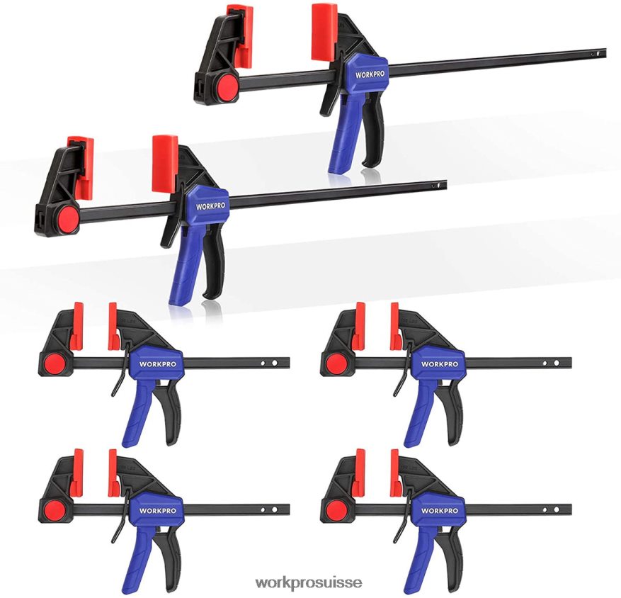 6 pinces à barre pour le travail du bois Z2LXTF115 utile WORKPRO outil