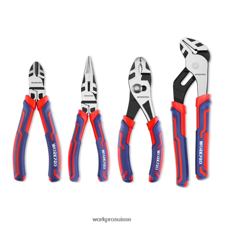 Ensembles d'outils de pinces de construction cr-v de qualité supérieure, 4 pièces Z2LXTF72 morden WORKPRO outil