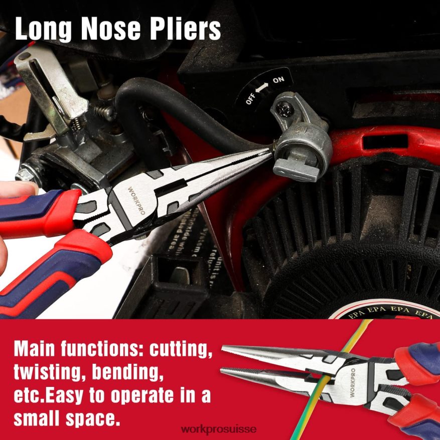 Ensembles d'outils de pinces de construction cr-v de qualité supérieure, 4 pièces Z2LXTF72 morden WORKPRO outil