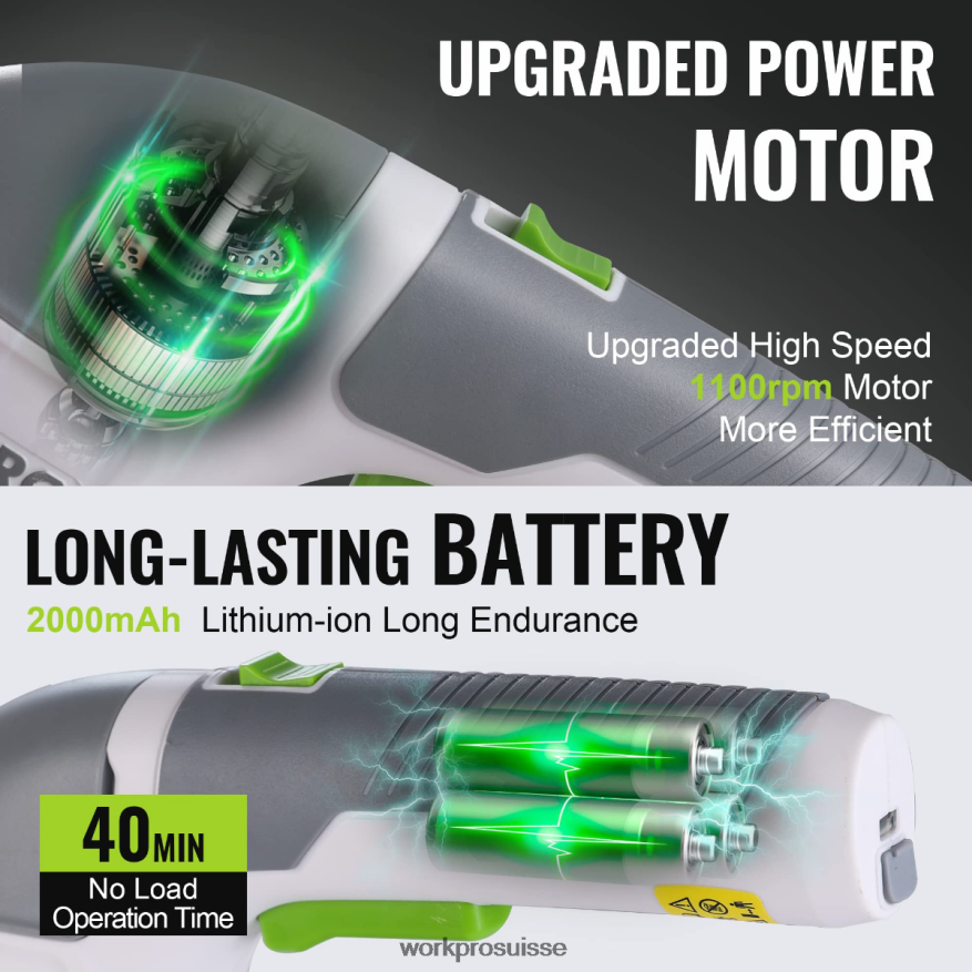 Taille-bordure électrique sans fil 2 en 1, 3.6v, cisaille à haie/coupe-herbe Z2LXTF268 rose/vert/blanc WORKPRO outil
