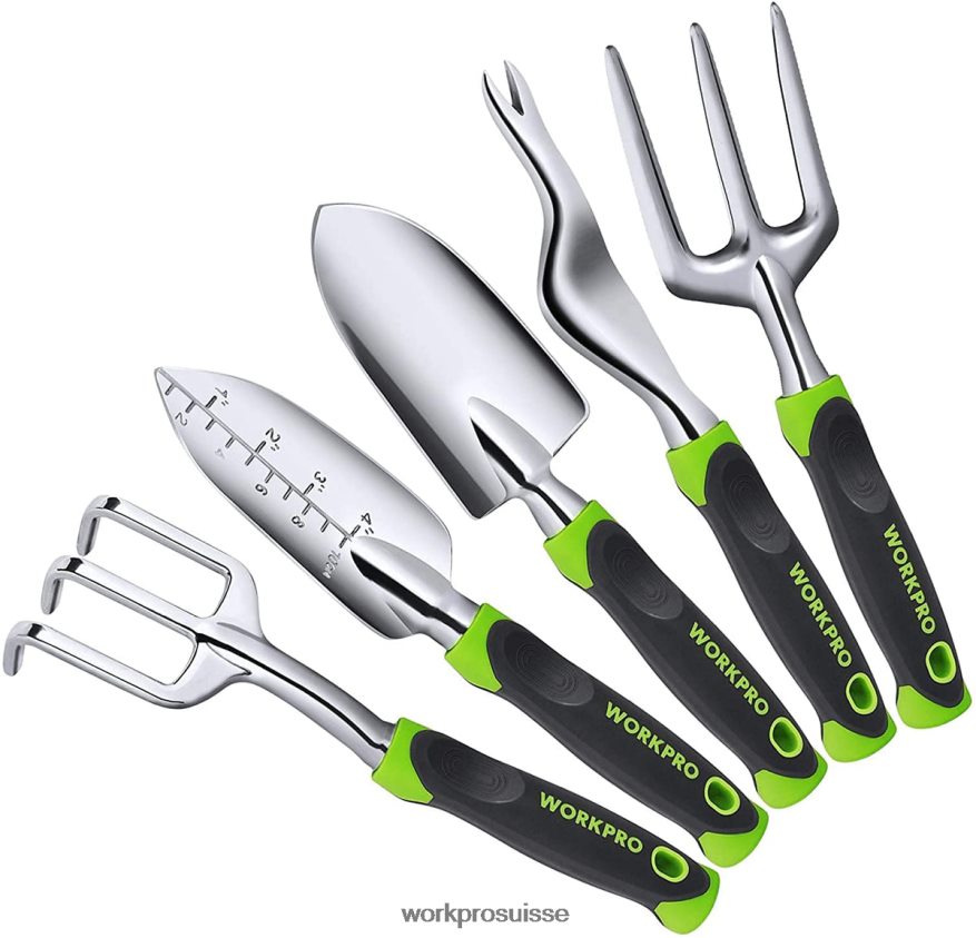 Ensemble d'outils de jardin extérieur 5 pièces, cadeaux de travail de jardinage Z2LXTF276 morden WORKPRO outil