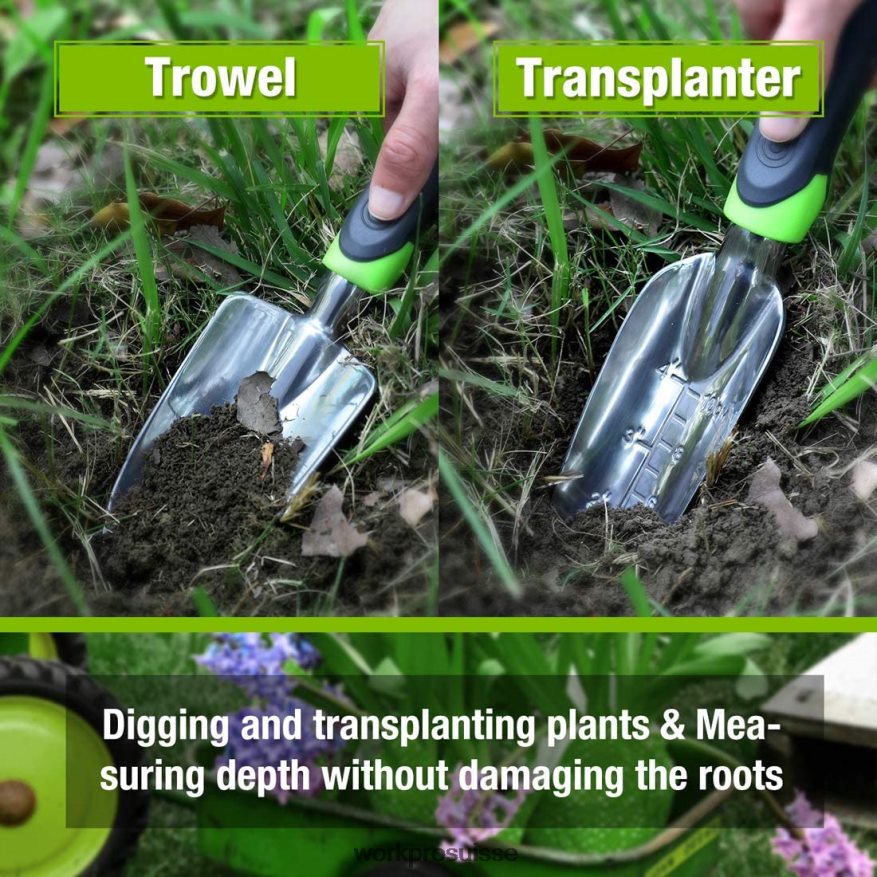 Ensemble d'outils de jardin extérieur 5 pièces, cadeaux de travail de jardinage Z2LXTF276 morden WORKPRO outil