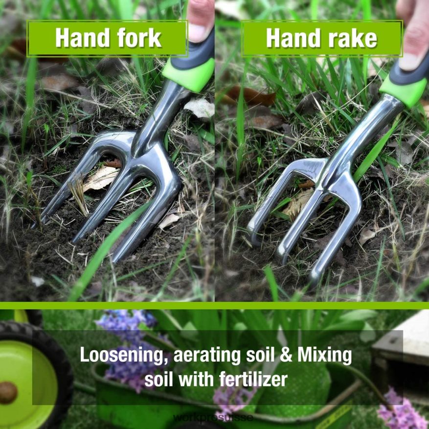Ensemble d'outils de jardin extérieur 5 pièces, cadeaux de travail de jardinage Z2LXTF276 morden WORKPRO outil