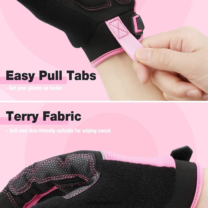 gants de travail de sécurité, écran tactile, tissu éponge, gants de travail antidérapants- m Z2LXTF250 rose WORKPRO outil