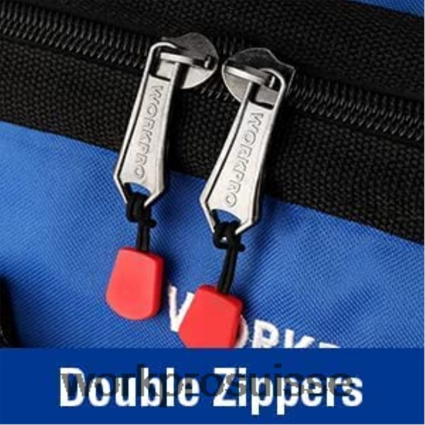 Sac à outils de rangement à ouverture large et fermé de 18 pouces avec bandoulière réglable Z2LXTF27 utile WORKPRO stockage