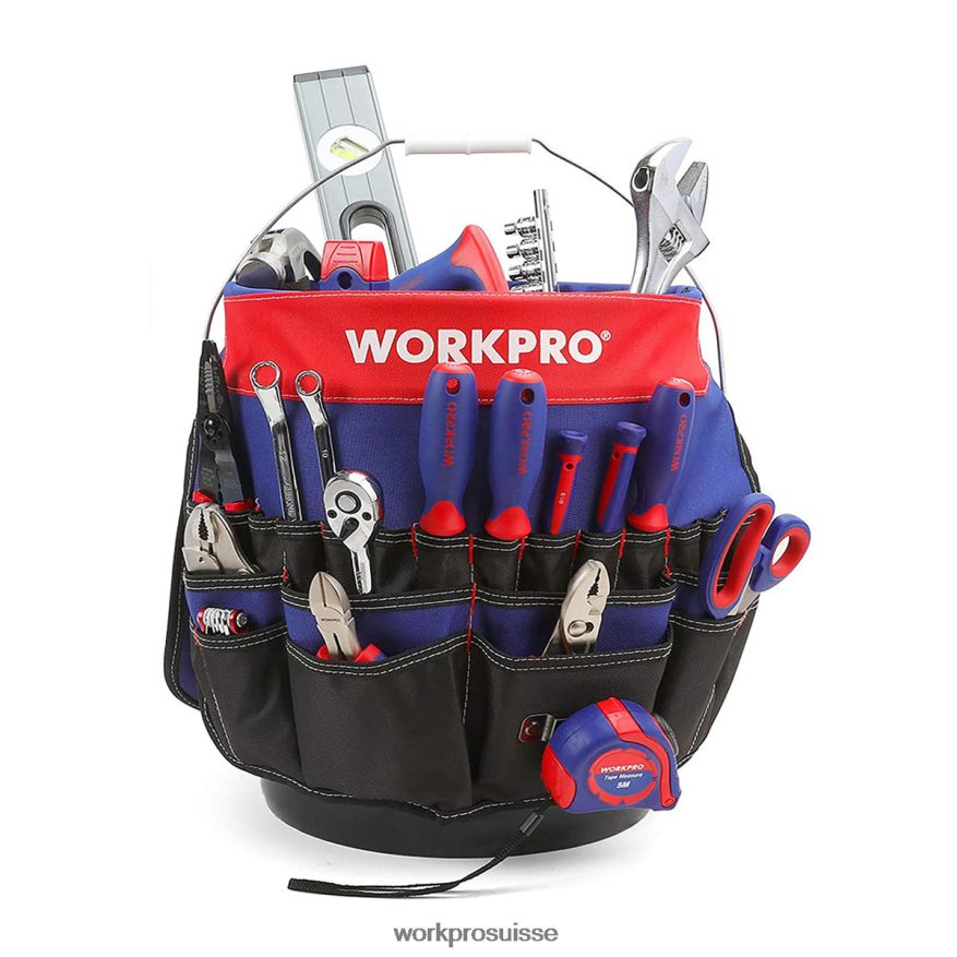 organisateur d'outils seau avec 51 poches (outils exclus) Z2LXTF20 utile WORKPRO stockage