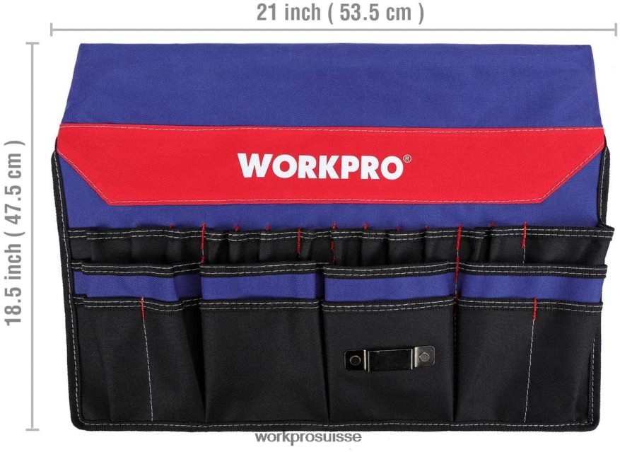 organisateur d'outils seau avec 51 poches (outils exclus) Z2LXTF20 utile WORKPRO stockage