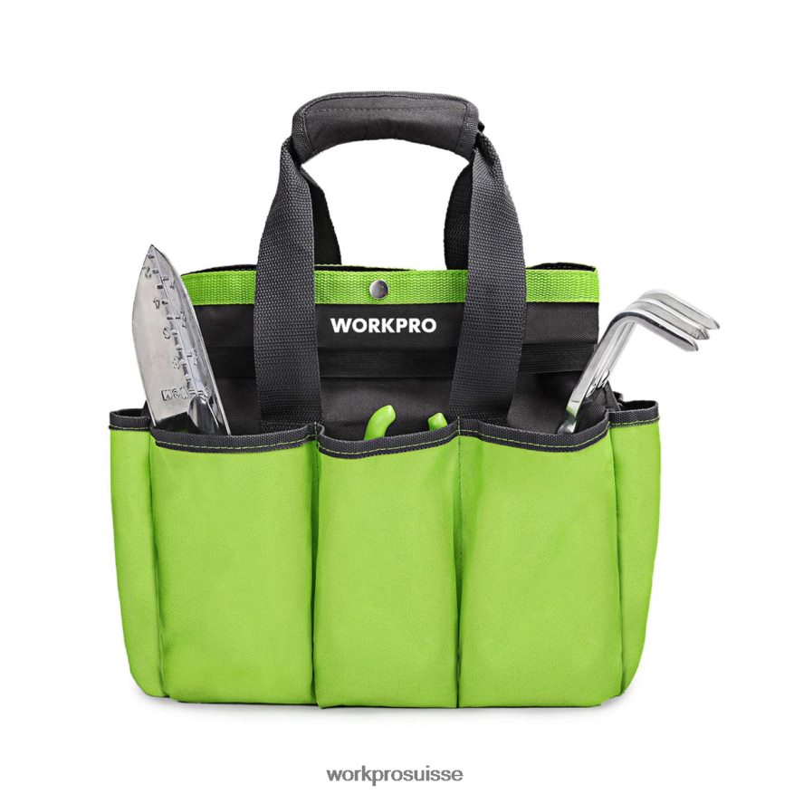 sac à outils de jardin, sac de rangement fourre-tout de jardin avec 8 poches, organisateur de maison pour le jardinage intérieur et extérieur Z2LXTF256 rose/vert WORKPRO stockage
