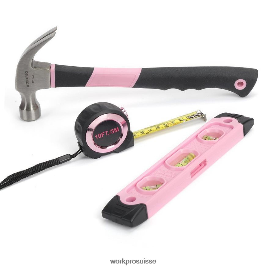 Ensemble d'outils de réparation pour femmes, 106 pièces, avec sac de rangement à large ouverture Z2LXTF245 utile WORKPRO outil