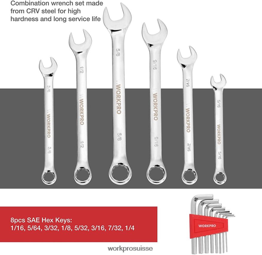Ensemble d'outils mécaniques de 87 pièces, kit d'outils à main avec boîte à outils de rangement Z2LXTF305 morden WORKPRO outil