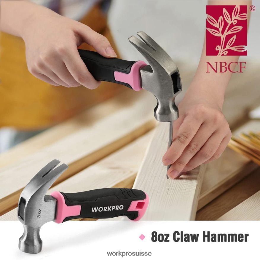 Ensemble d'outils ménagers de 35 pièces avec boîte à outils de rangement Z2LXTF246 rose bleu WORKPRO outil