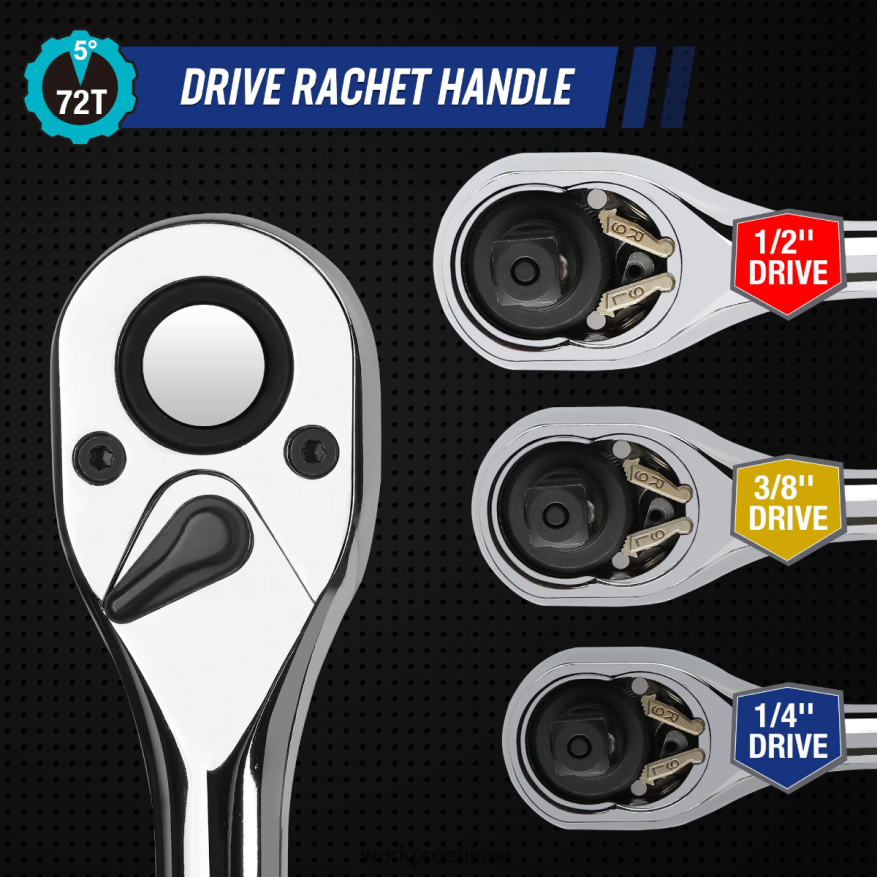 jeu d'outils mécaniques, jeu de clés à douille 192 pièces avec étui de rangement Z2LXTF311 utile WORKPRO outil